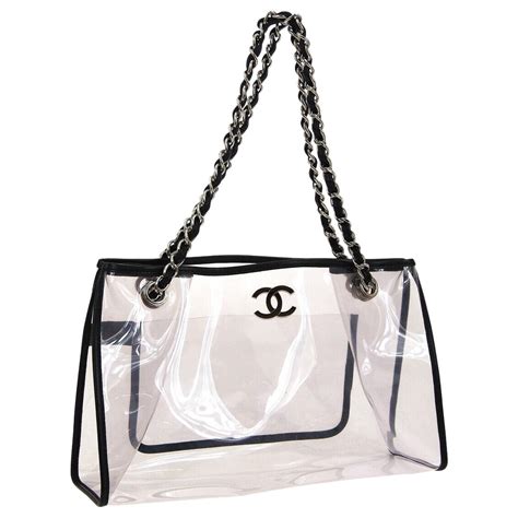 green chanel bags|Chanel clear tote bag.